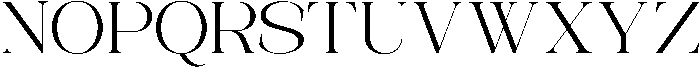 Avilona Expanded ttf (400) Font UPPERCASE