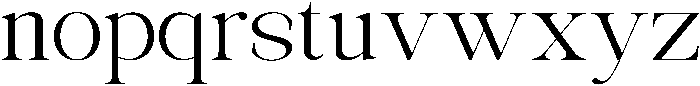 Avilona Expanded ttf (400) Font LOWERCASE