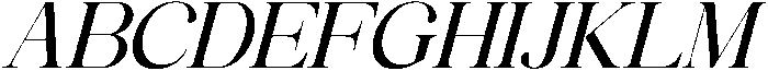 Avilona Extra Bold Slanted otf (700) Font UPPERCASE
