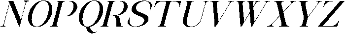 Avilona Italic Black otf (900) Font UPPERCASE