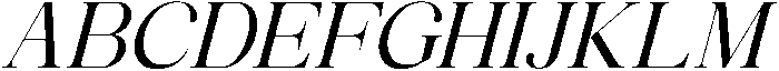 Avilona Italic Bold otf (700) Font UPPERCASE