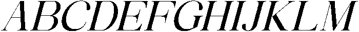 Avilona Italic Extra Bold otf (700) Font UPPERCASE