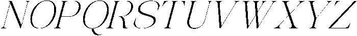 Avilona Italic Extra Light otf (200) Font UPPERCASE