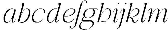 Avilona Italic Extra Light otf (200) FONT
