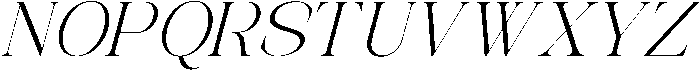 Avilona Italic Light otf (300) Font UPPERCASE