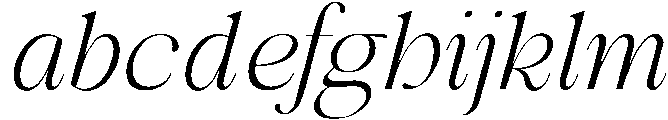 Avilona Italic Light otf (300) FONT