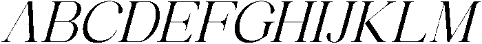 Avilona Italic Medium otf (500) Font UPPERCASE