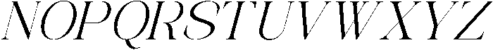 Avilona Italic Regular otf (400) Font UPPERCASE