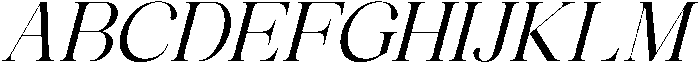 Avilona Italic Semi Bold otf (600) Font UPPERCASE
