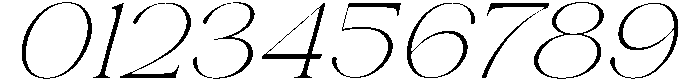 Avilona Italic Thin otf (100) Font OTHER CHARS