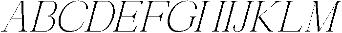 Avilona Italic Thin otf (100) Font UPPERCASE