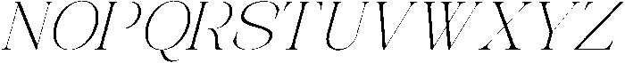 Avilona Italic Thin otf (100) Font UPPERCASE
