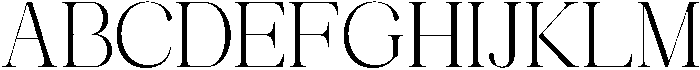 Avilona Light otf (300) Font UPPERCASE
