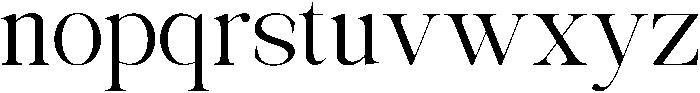 Avilona Medium otf (500) Font LOWERCASE