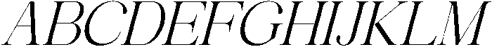 Avilona Slanted otf (400) Font UPPERCASE