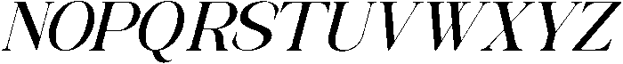 Avilona Smooth Black Slanted otf (900) Font UPPERCASE