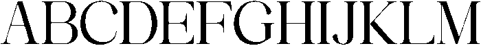 Avilona Smooth Bold otf (700) Font UPPERCASE