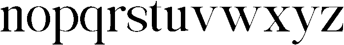 Avilona Smooth Bold otf (700) Font LOWERCASE