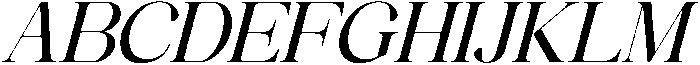 Avilona Smooth Extra Bold Slanted otf (700) Font UPPERCASE