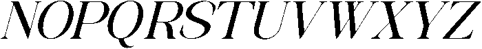 Avilona Smooth Extra Bold Slanted otf (700) Font UPPERCASE