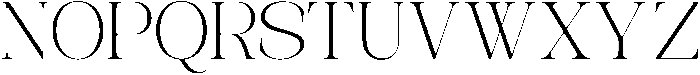 Avilona Smooth Extra Light otf (200) Font UPPERCASE
