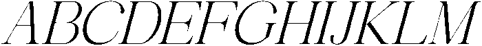 Avilona Smooth Light Slanted otf (300) Font UPPERCASE