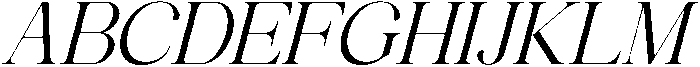Avilona Smooth Medium Slanted otf (500) Font UPPERCASE