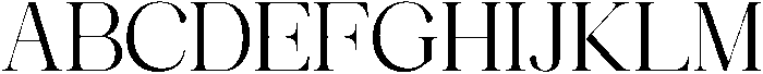 Avilona Smooth Medium otf (500) Font UPPERCASE