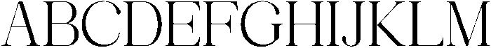 Avilona Smooth Regular otf (400) Font UPPERCASE