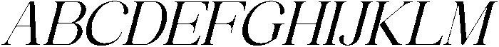 Avilona Smooth Semi Bold Slanted otf (600) Font UPPERCASE