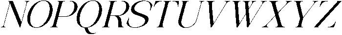 Avilona Smooth Semi Bold Slanted otf (600) Font UPPERCASE
