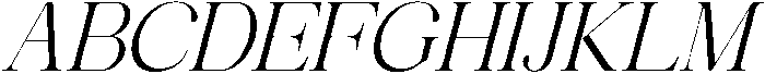 Avilona Smooth Slanted otf (400) Font UPPERCASE