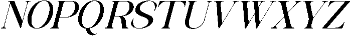 Avilona Soft Black Slanted otf (900) Font UPPERCASE