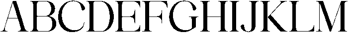 Avilona Soft Bold otf (700) Font UPPERCASE