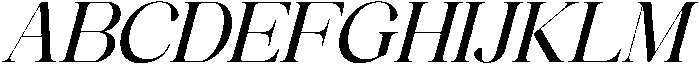 Avilona Soft Extra Bold Slanted otf (700) Font UPPERCASE