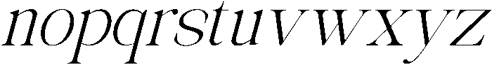 Avilona Soft Light Slanted otf (300) Font LOWERCASE