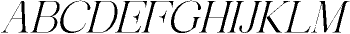 Avilona Soft Slanted otf (400) Font UPPERCASE