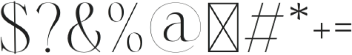 Avintia Regular otf (400) Font OTHER CHARS