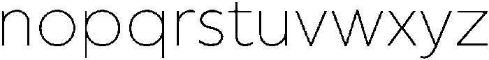 Avisa Jm Thin otf (100) Font LOWERCASE