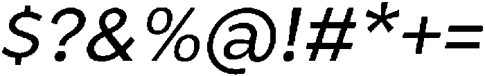 AvisaJm-Italic otf (400) Font OTHER CHARS