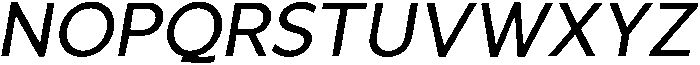 AvisaJm-Italic otf (400) Font UPPERCASE
