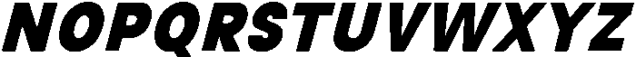 Avita Black Oblique otf (900) Font UPPERCASE