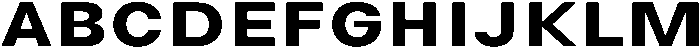 Avita Bold Expanded otf (700) Font UPPERCASE