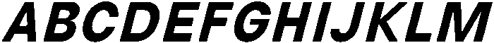 Avita Bold Oblique otf (700) Font UPPERCASE