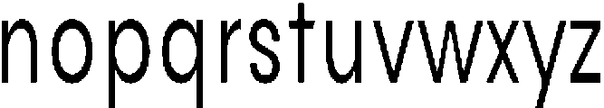 Avita Condensed otf (400) Font LOWERCASE