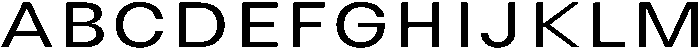 Avita Expanded otf (400) Font UPPERCASE