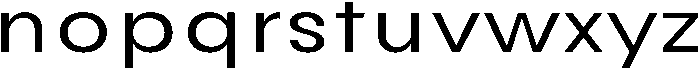 Avita Expanded otf (400) Font LOWERCASE