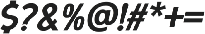 Avita Extra Bold Italic otf (700) Font OTHER CHARS