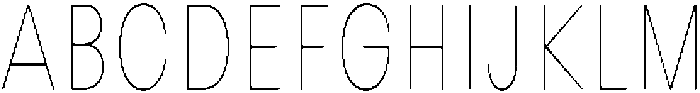 Avita Hairline Condensed otf (100) Font UPPERCASE