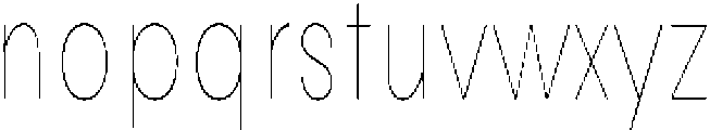 Avita Hairline Condensed otf (100) Font LOWERCASE
